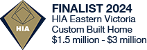 Finalist for 2024 in HIA Eastern Victoria Custom Built Home between $1.5 million and $3 million